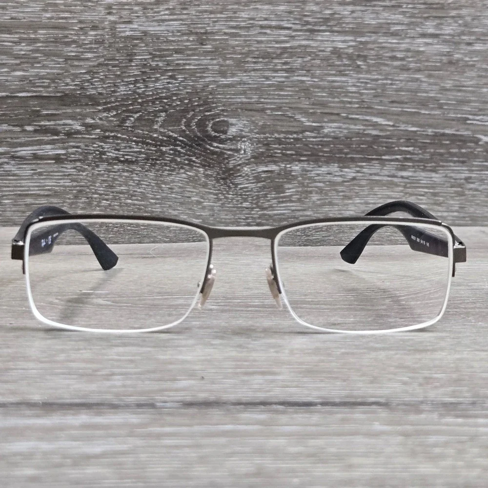 Ray-Ban RB6331 2620 Gunmetal Half Rim Men's Eyeglass Frame only